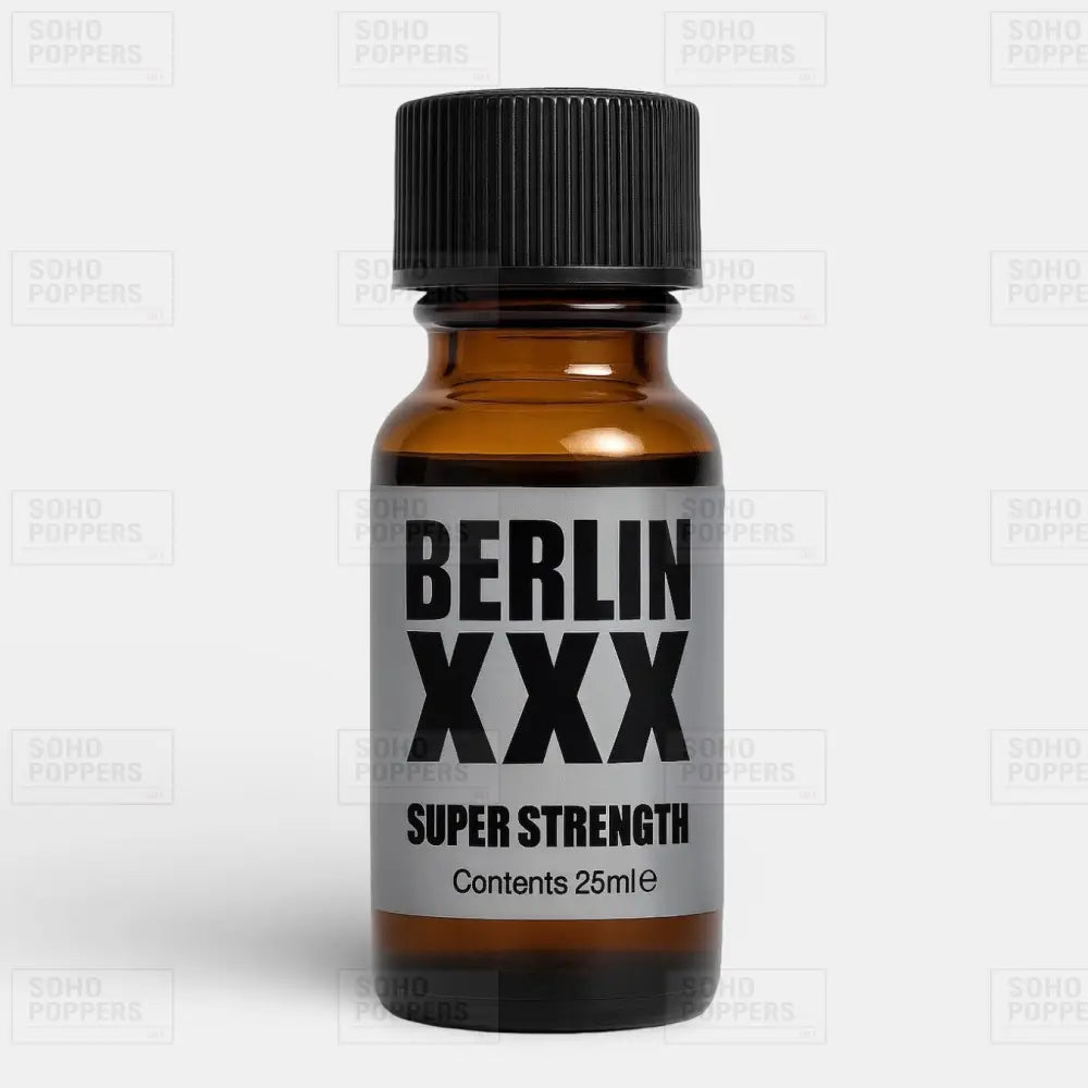 Berlin XXX strong poppers for gay men with an isopropyl formula