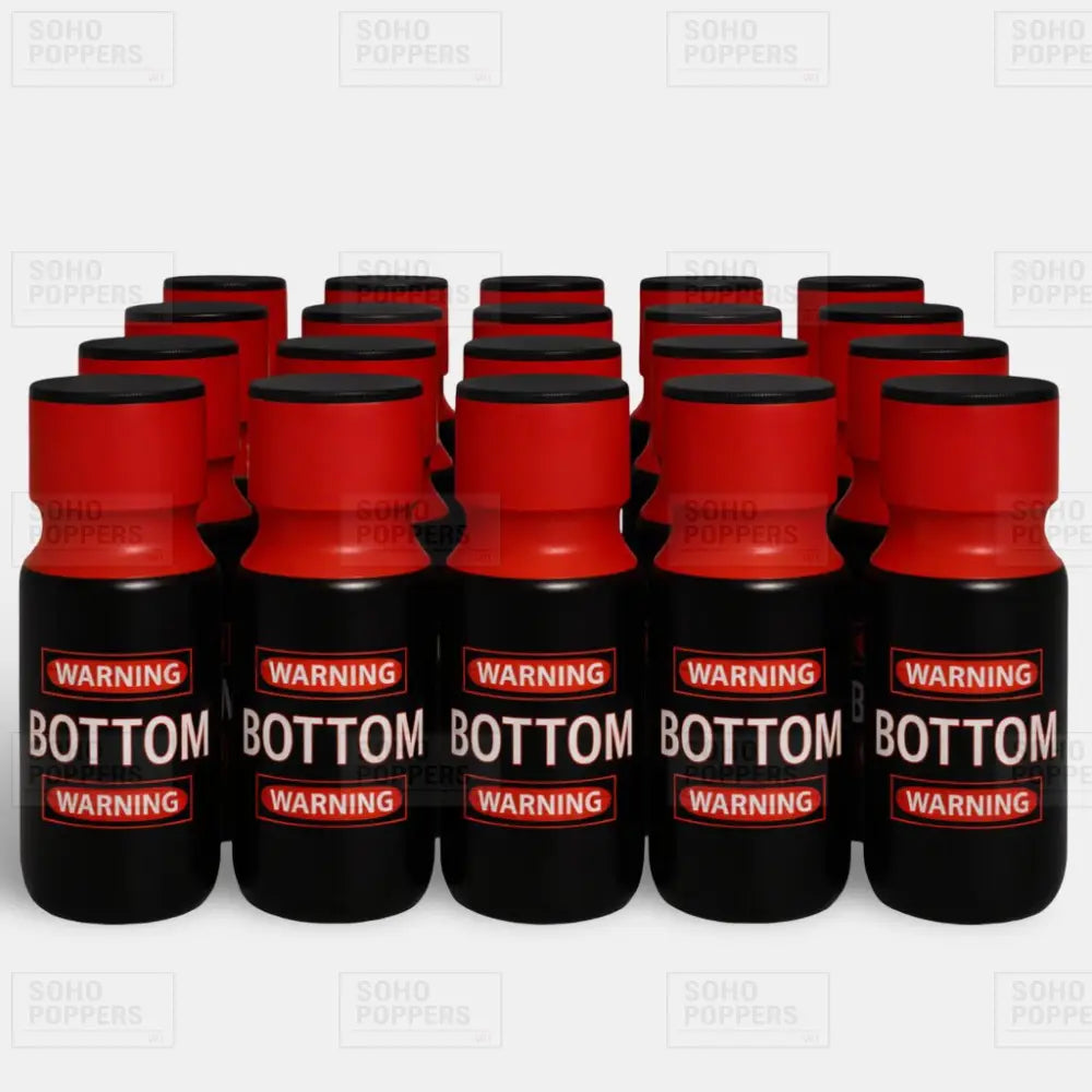 Twenty bottles of Bottom 25ml from an established Soho London popper retailer