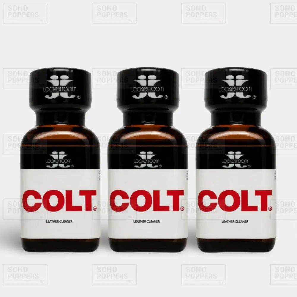 Colt 25ml pentyl poppers in a three bottle deal with fast discreet delivery