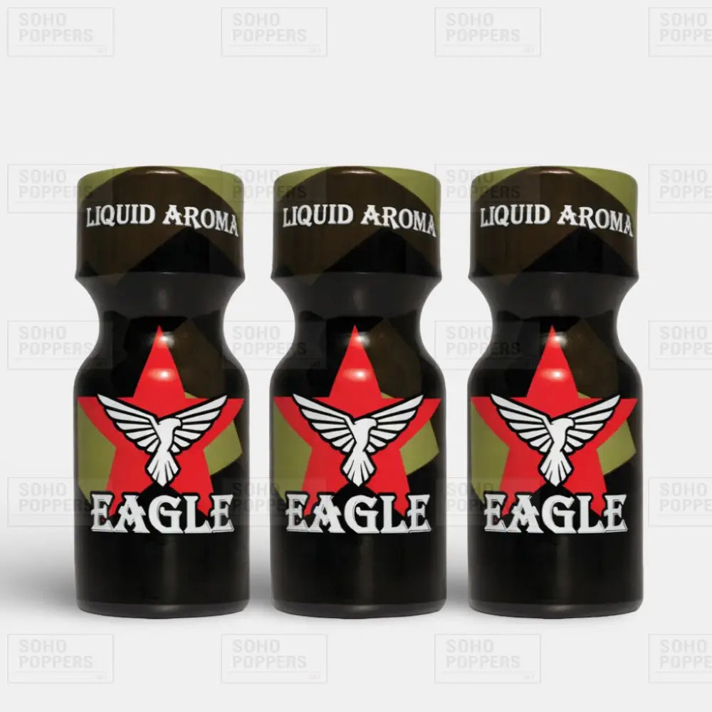 Three bottles of Eagle Liquid Poppers Aroma for sale