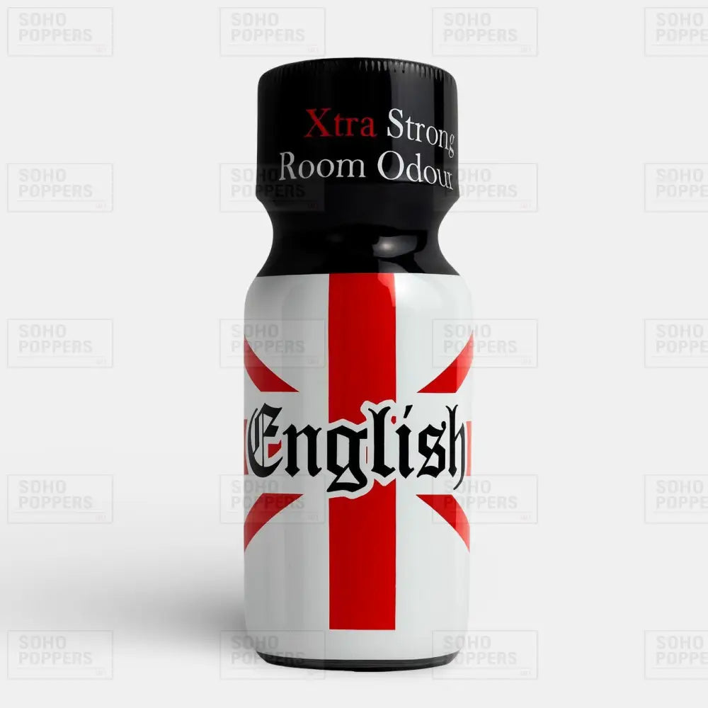 A bottle of English extra strong poppers available now with next day delivery