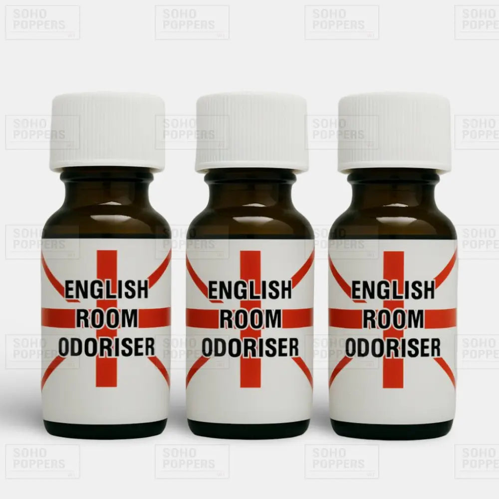 Three bottle bundle of English Aroma 25ml poppers on sale and available to buy online