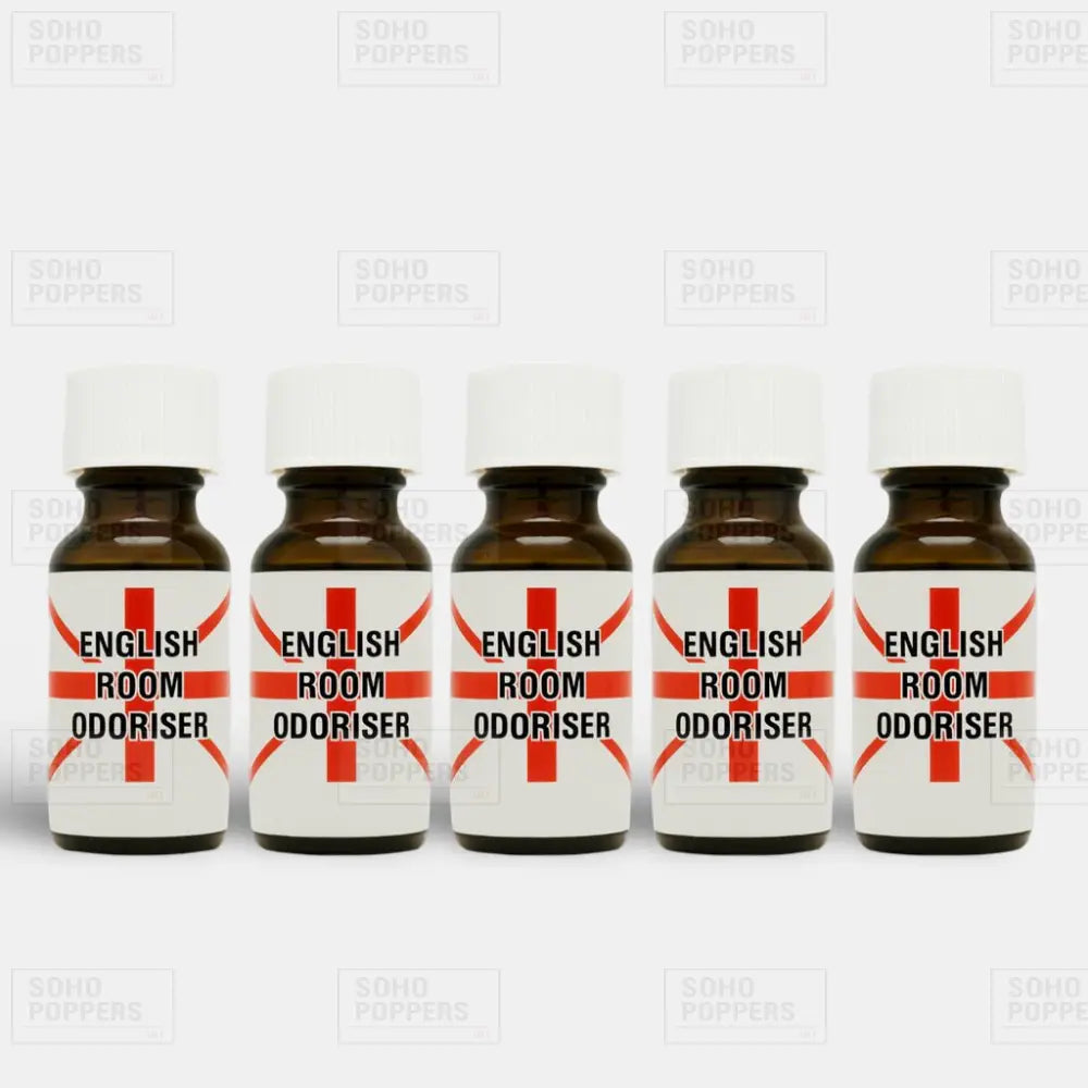 Five bottles of English poppers 25ml for gay men