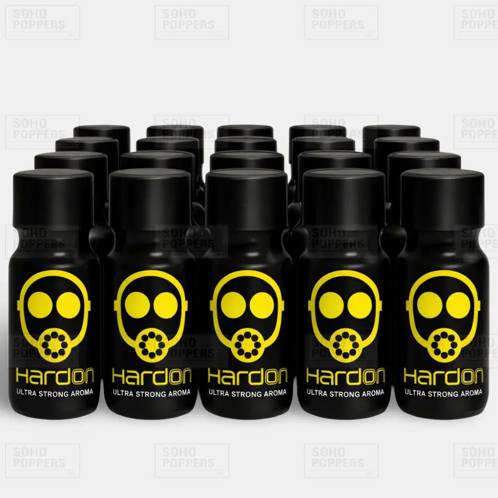 A full case of Hard On 25ml strong poppers online in the UK with fast delivery