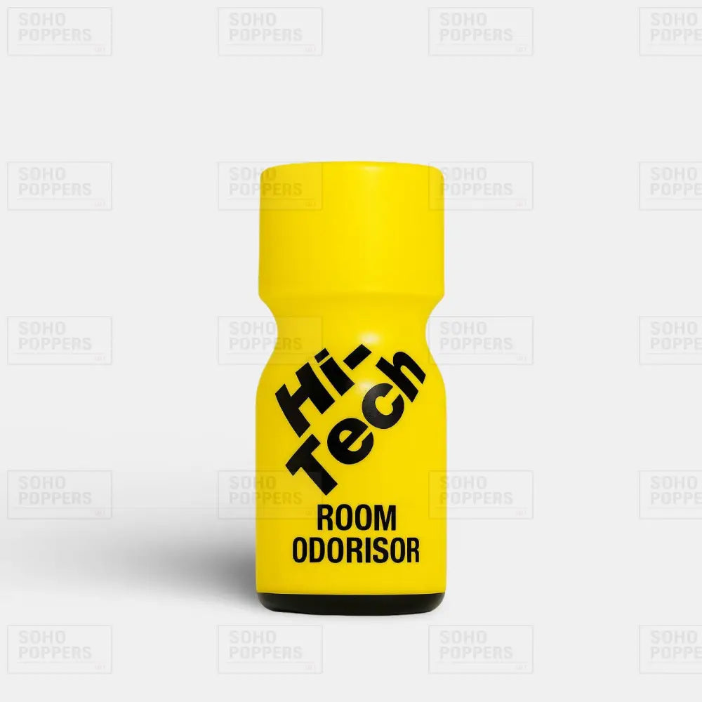 A bottle of Hi-tech room odorisor Poppers on sale in the UK