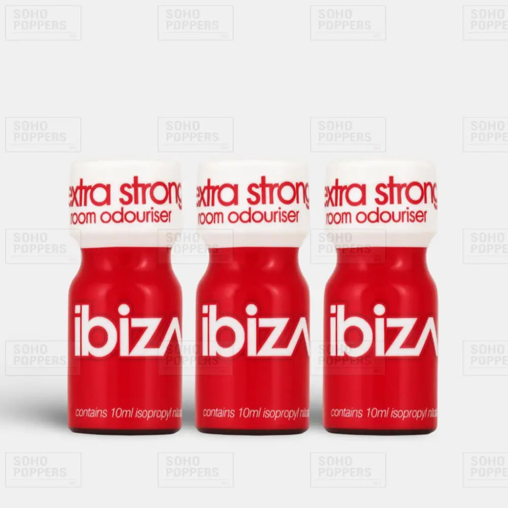 Ibiza 10ml poppers in a three bottle deal available online with fast delivery