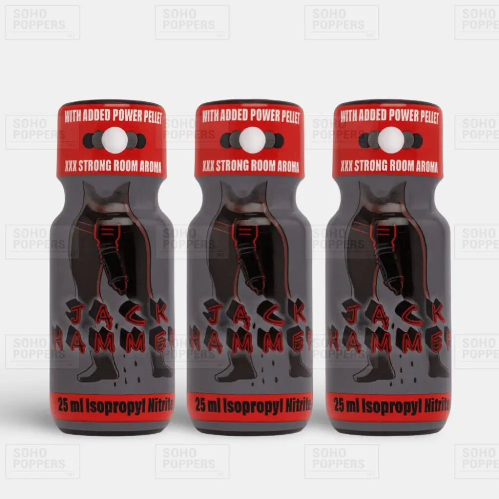 Strong isopropyl nitrite poppers in a three bottle pack available in the UK