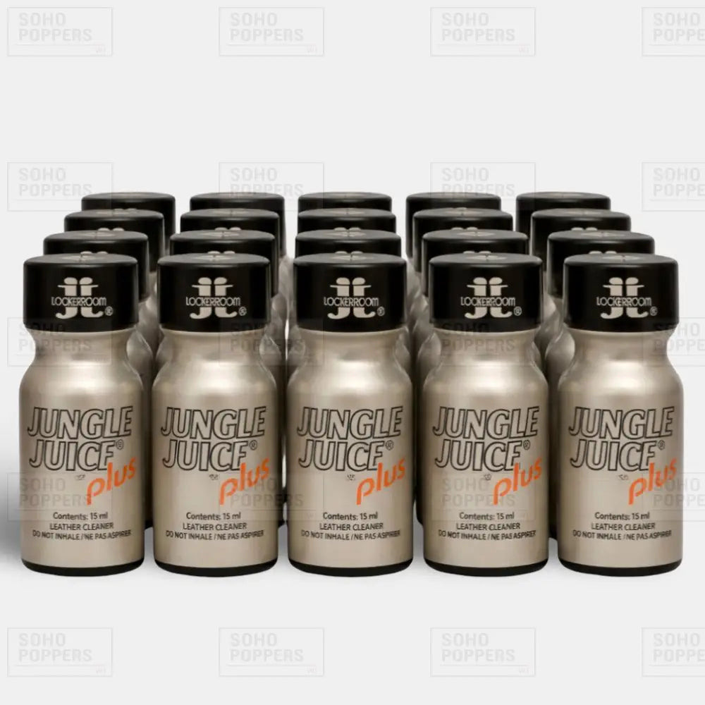 Jungle Juice Plus 15ml case of 20 strong poppers for sale in bulk from Locker Room
