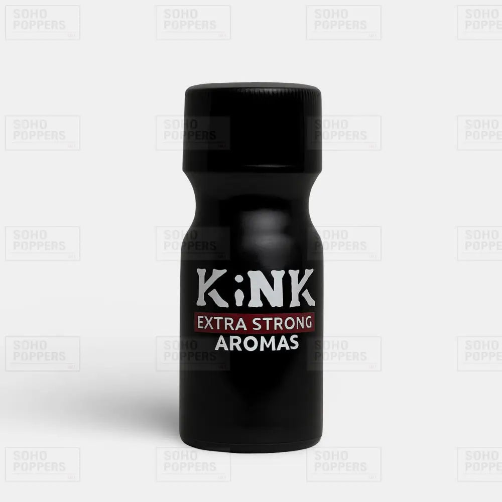 A bottle of Kink Aroma 15ml strong poppers from Soho Poppers UK