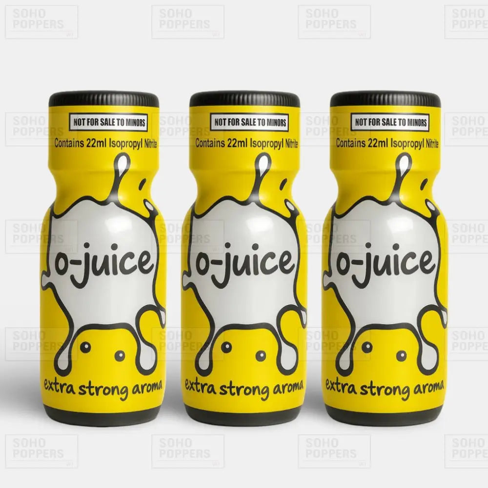 O Juice 22ml triple pack isopropyl poppers for sale online in the UK