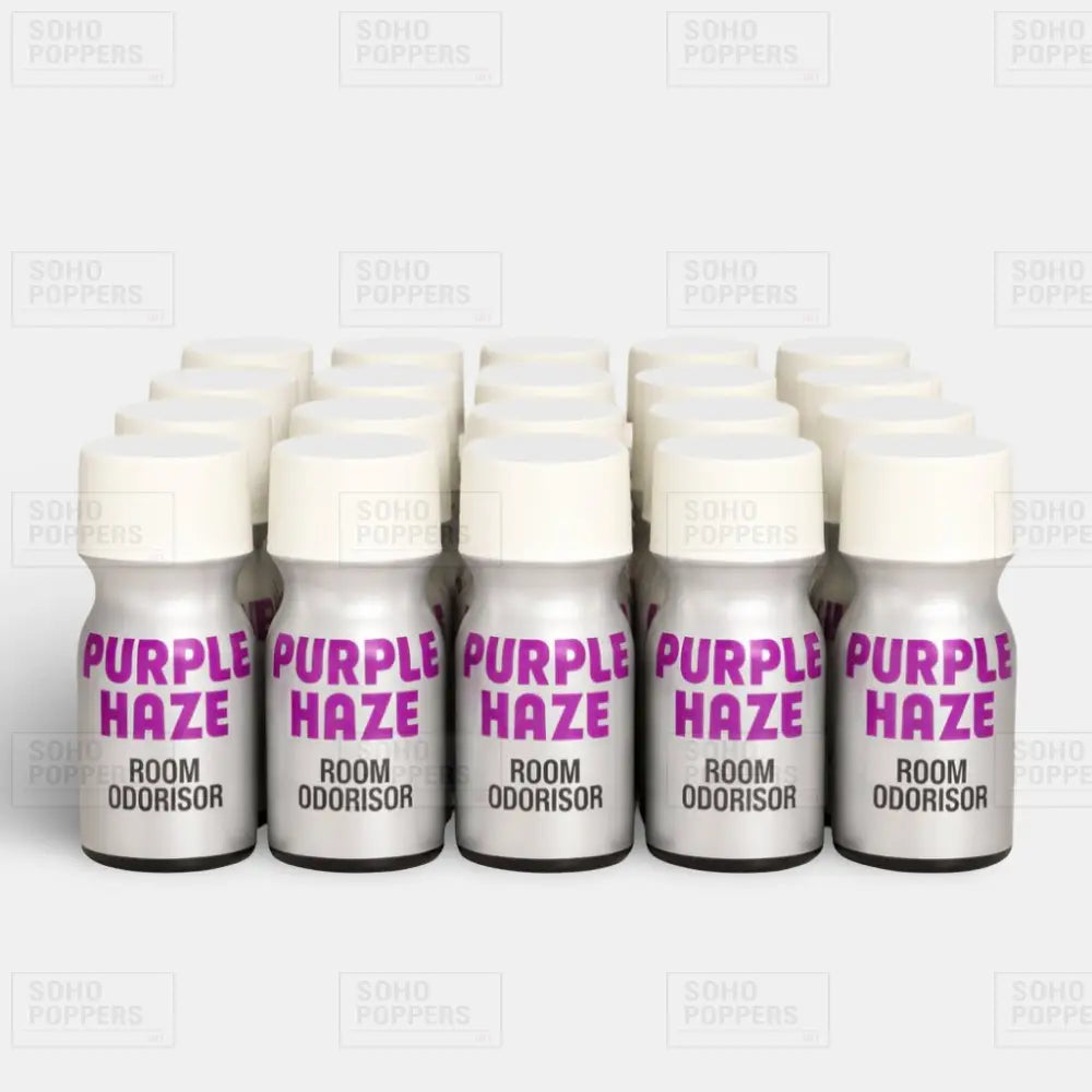 Full case of Purple Haze 10ml strong poppers offering great value for UK wholesale buyers