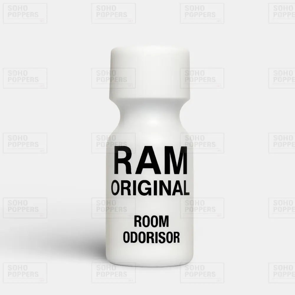 Bottle of RAM Original Room Odoriser 15ml high strength poppers for sale