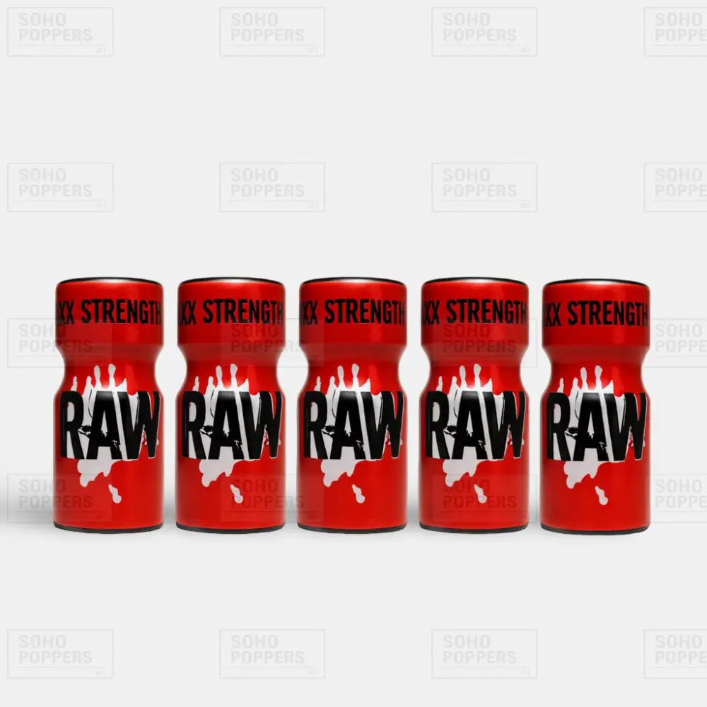 Strong Raw XXX poppers 10ml multi pack at a super popper shop UK