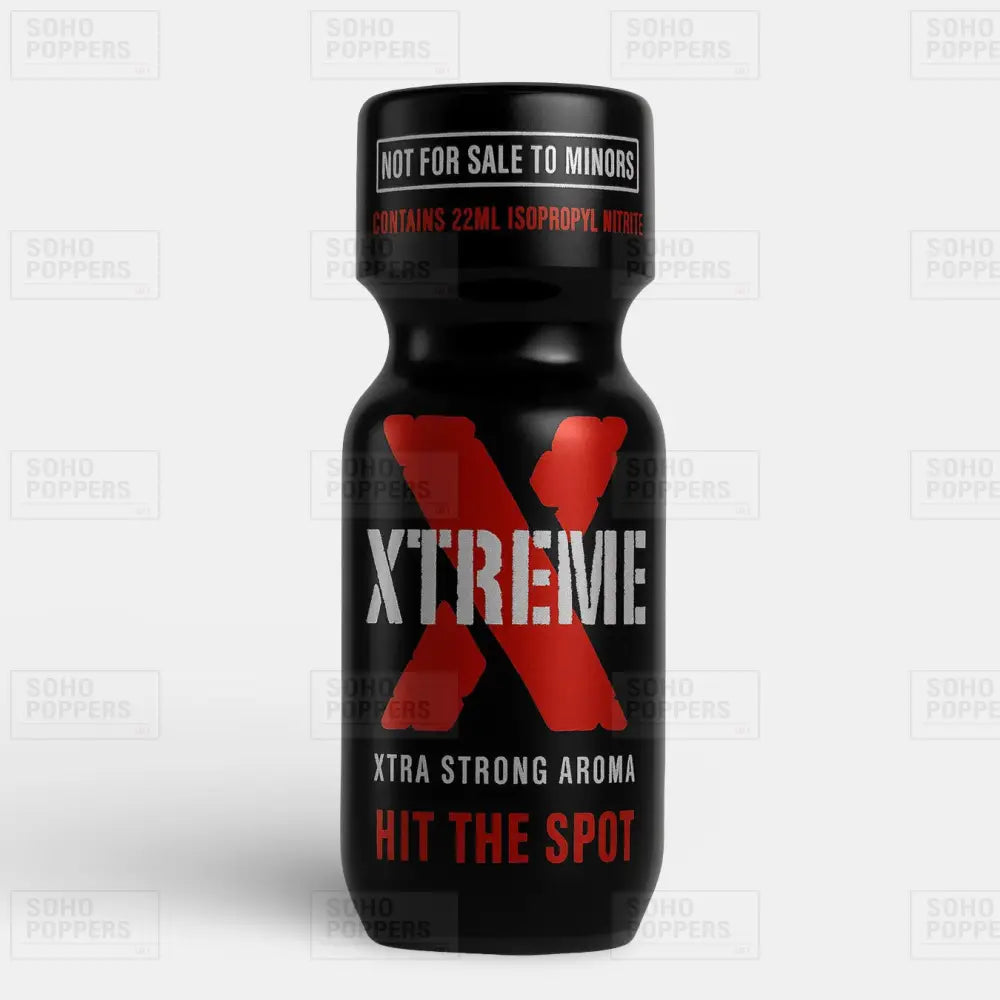 A bottle of Xtreme Poppers 22ml available from a poppers shop UK with fast dispatch