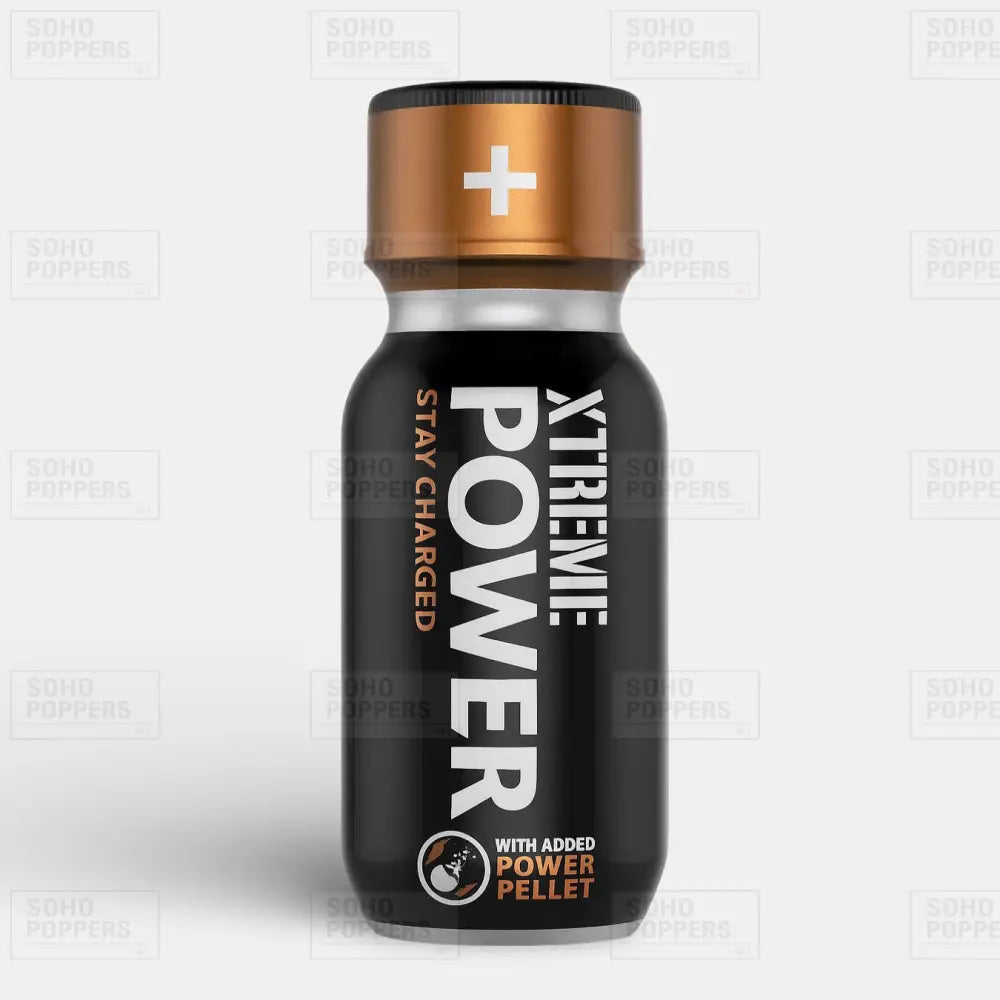 A bottle of Xtreme Power 22ml premium poppers available from a specialist popper shop UK